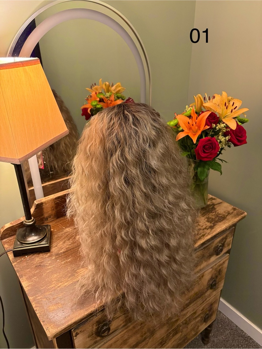 Natural Wave Long Women’s Wig - Blonde